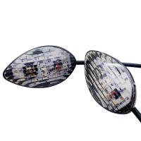 Par De Luces Indicadoras LED Para Motocicleta Amarillas Para Honda Grom MSX 125 CBR600RR CBR 954 CBR 1000RR CBR 600 F4i Instalación Directa - details 0