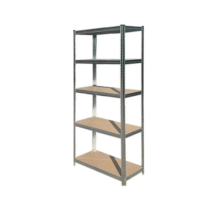 Estantería Modular de Acero Galvanizado y MDF Antihumedo 5 Baldos Ajustables Carga Máxima 875Kg 180*40*90cm  estante almacen casa  taller - 1
