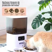 BIT TOP-Alimentador automático inteligente para mascotas, cuenco con o sin cámara, 5L，Comedero Gato Automatico,Control remoto, grande, 1/2 tazones, Comederos Automáticos Inteligente para Gatos y Perros,dispensador de comida para gatos - details 1