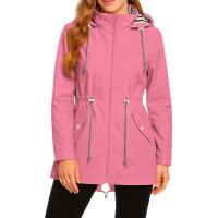 Chaqueta Impermeable Para Mujer Larga Abrigo De Lluvia Con Capucha Para Ciclismo Y Escalada Técnica De Poliéster Secado Rápido - details 7