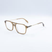 Gafas De Vista Para Mujer Marco De Aceta Acetato Aviador Moda Optical Nearsighted Diseño WOOEYE Modelo De Moda - details 12