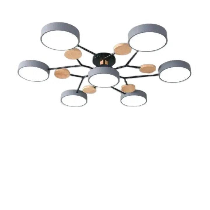 Lámpara Colgante De Techo Moderna IRALAN En Colores Macaron LED Para Decoración De Hogar Cocina Oficina - Fuente De Luz Dimmable - 1