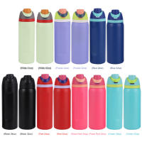 Termo Doble Capa De Acero Inoxidable 24/32oz Con Manija Termo Aislado Espacial Kettle Taza Deportiva Botella De Agua Tumbler - details 34