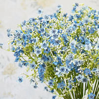1 Rama De Gypsophila Para Novia En Vaso De Plástico Decoración De Hogar Para Bodas Plantas Artificiales Ornamento De Florero - details 0