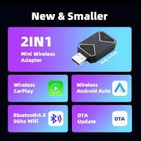 Adaptador Inteligente EKIY 2en1 Para Coche Con Wireless CarPlay Y Android Auto Sistema AI Para Coches Con Cable CarPlay - details 12