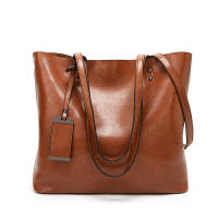 Bolso de cuero simple con doble hombro para mujer, bolso de hombro para mujer, bolso de mensajero, bolso de compras (color: verde) - details 2