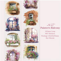 Cinta Adhesiva Creativa Yoofun 5x200cm Para Scrapbooking Y Diarismo Floral Con Diseño De Pétalos Y Hojas Para Manualidades Y Decoración - details 12