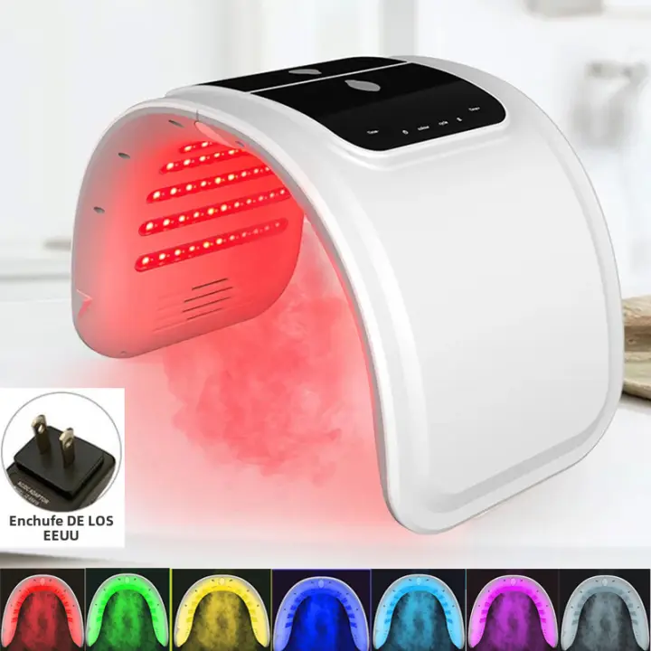 ZVD Máscara Facial LED de 7 colores, equipo PDT, dispositivo de pulverización Facial de SPA, rejuvenecimiento de la piel, máquina de belleza corporal para el cuidado de la piel - 1