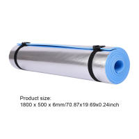 Alfombra De Yoga EVA De Aluminio No Esmerilada Antideslizante Para Gimnasia Y Fitness Tamaño 180x50cm Impermeable Para Pícnic En La Playa Y Camping - details 11