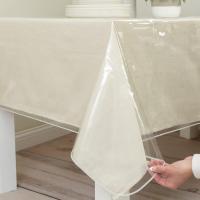 Mantel De Vinilo PVC Transparente 1PCS Protector De Mesa Impermeable Y Resistente Al Aceite Para Todas Las Formas De Mesa - details 7
