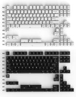 GMK BOW/WOB Keycaps Doble Tirada 114 Teclas PBT Perfil Cherry Layout Alice Blancas Negras Para Teclados Mecánicos 7u - details 2