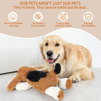 Juguete Interactivo Para Perros Puppy Dog Heartbeat Dinosaurio De Peluche Con Sonido De Corazón Juguetes Para Morder Para Entrenamiento En Caja Y Ayuda Al Sueño - details 11