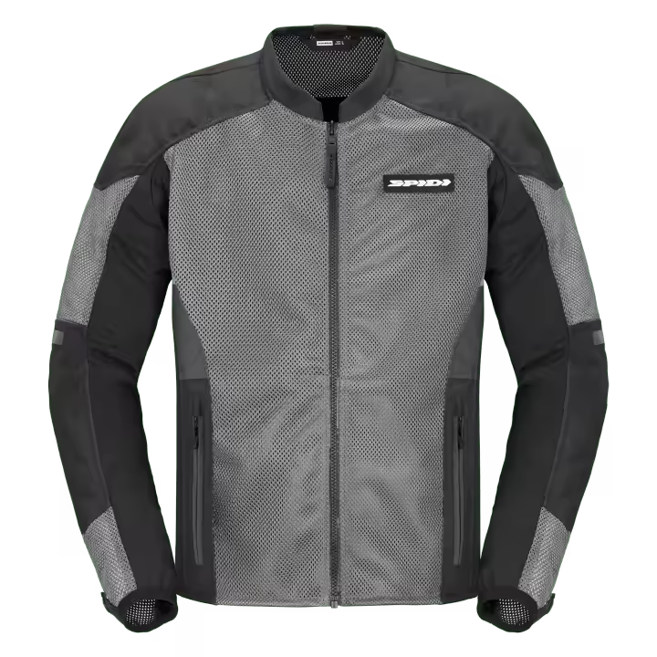 Chaqueta de hombre de verano Textil Spidi Super Net Negro Gris - 1