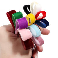 Cinta De Veludo Colorida De 10 Yardas Solapa De Encaje Para DIY Bocadillo Decoración De Regalos Y Accesorios De Ropa - details 2