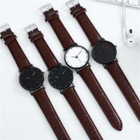 Reloj De Lujo Para Hombres Y Mujeres Reloj De Cuarzo Con Dial De Acero Inoxidable Diseño Casual Nuevo 2024 Correa De Cuero - details 37