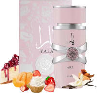 Perfume Árabe para Mujer 100ML Yara Rosa Lattafa Original Incluye Atomizador 5ml - Lacosvi Recargable De Perfume Dulce de Frutas Tropicales, Vainilla y Sándalo - Regalo para Mujer - details 0