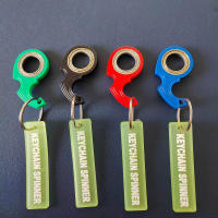 Llavero De Juguete Antiánimo Exquisito Con Giradiscos Para Dedo Llavero Rotativo De Moda Para Parejas Regalos De Descompresión - details 1