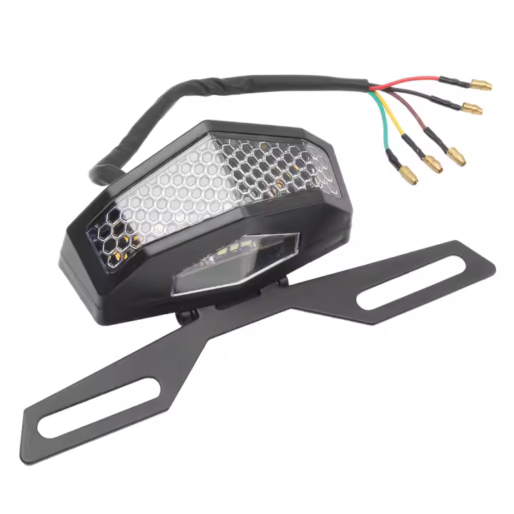 Luz Trasera De Motocicleta LED Universal Freno Stop Señal De Giro Flash 12v Para Honda Harley Yamaha Cafe Racer Motor Bi - 1