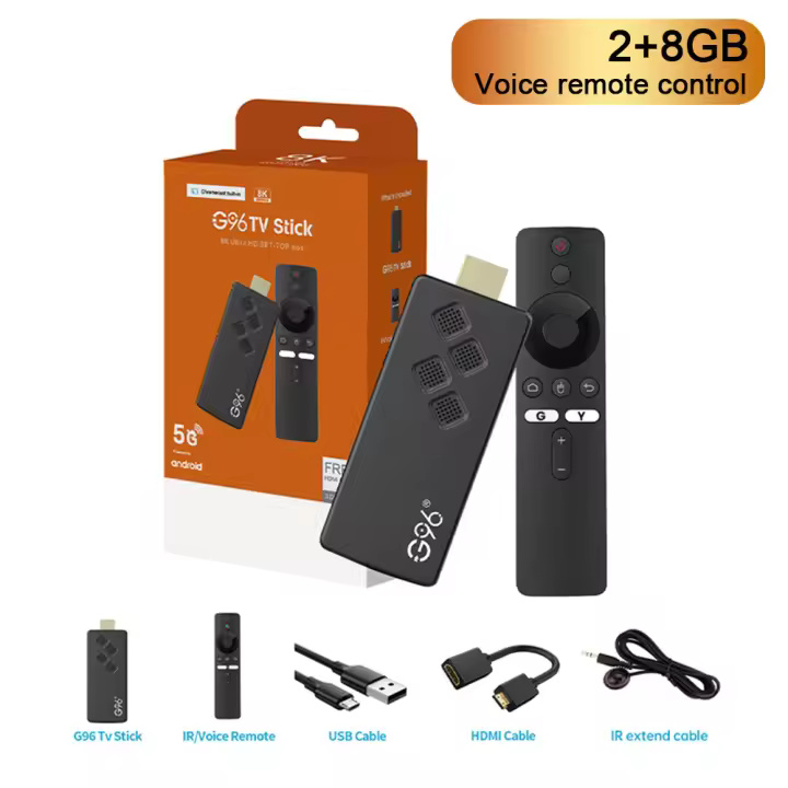 G96 Decodificador de TV Inteligente Android 13.0 2+16G Allwinner H313 WIFI HDR10 4K 3D Quad Core - 1