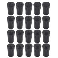 20 Piezas De Poles De Trekking Nordic Caminata Bastón De Escalada Reemplazo Alpenstock Protector De Punta De Goma Para Acampar Al Aire Libre - details 1