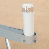 Aktive - Silla de playa plegable con respaldo reclinable 4 posiciones, 53x58x28/80 cm, fabricada de aluminio y textileno, con cojín, bolsillo extraíble, mochila y topes antivuelco, máx. 110 kg, sillas de playa, sillas plegables, accesorios verano - details 7