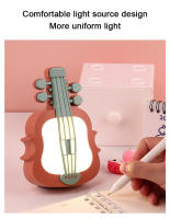 Lámpara De Noche LED Violín Cargable Por USB Luz RGB Para Dormitorio Iluminación De Mesa De La Cama Adecuada Para Alimentación Nocturna - details 5