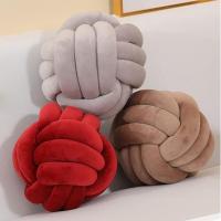 Cojín Decorativo De Estilo Art Deco Con Rayas Y Nudo En Color Crema Blanco Hecho a Mano Suave Y Moderno Para Decoración De Hogar Y Sofá Regalo - details 7