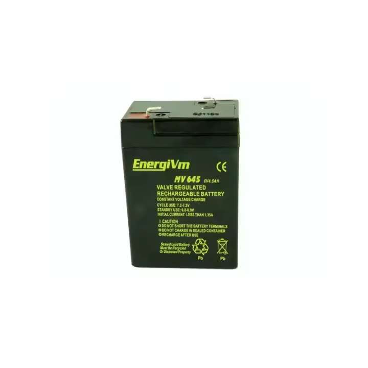 Batería Plomo ENERGIVM MV645 6V 4.5Ah - 1