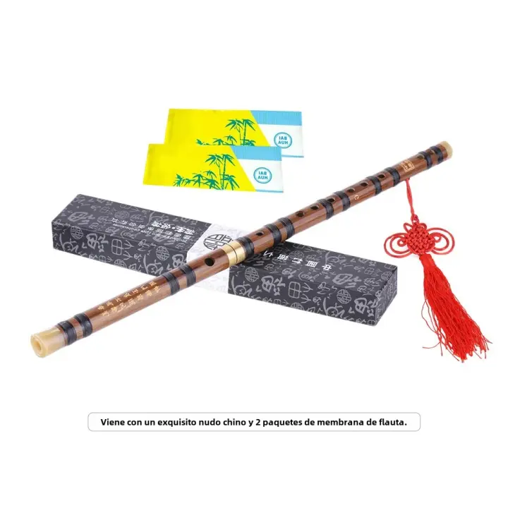 Flute De Bambú Agridulce Pluggable Instrumento Musical De Viento Chino Tradicional Hecho a Mano Para Performance Profesional Llavera C/D/G - 1