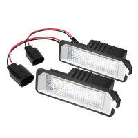 Luces LED Para Placa De Matrícula De Coche 12V Para Skoda Seat Leon Ibiza VW Golf 4 5 6 MK4 MK5 Passat CC Polo Accesorios De Auto - details 7
