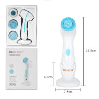 Limpieza Facial Ultrasonica 3 En 1 Con Cepillo Rotatorio Y Masajeador USB Elimina Quistes Negro Con Tecnología Galvanic Herramienta Para Cuidado De Piel - details 11