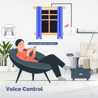Interruptor De Cortina ZigBee MOES Panel De Toque De Vidrio 2.5D Inteligente Compatible Con Alexa Google Home Tuya Control Remoto Por App - details 4