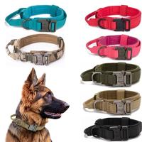 Juego De Collar Y Correa Para Perros De Nylon Resistente Con Reflejante Tactical Entrenamiento Gran Tamano Dispositivo Inteligente No Personalizado Padded Quick Release Todas Las Estaciones - details 0