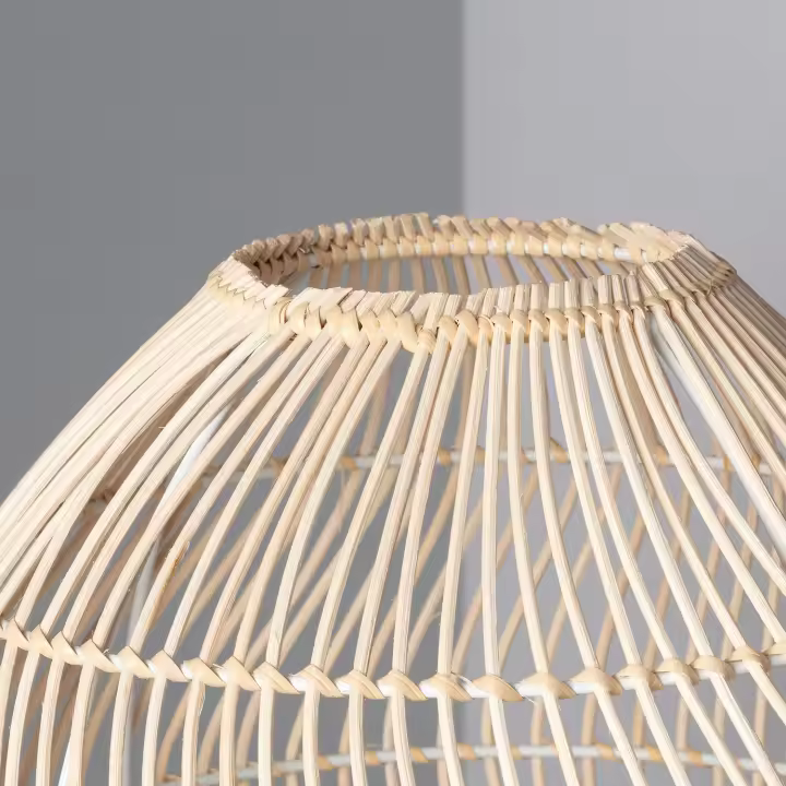 Ledkia Lámpara de Mesa de Ratán Sagra Natural - 1