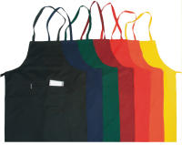 Delantal de cocinero de distintos colores con bolso Confecciones J. García - details 1
