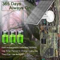 Cámara Solar impermeable para rastreo de caza, dispositivo con tarjeta SIM 4G de 4MP, 20M, detección de movimiento PIR, seguimiento de Vida Silvestre, visión nocturna de 30M - details 3