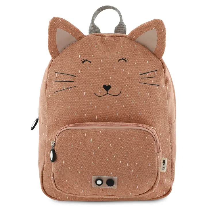 Mochila Escolar Infantil PEQUEÑA Gato Trixie - 25x21x10cm 5L -  100% Algodón - 1