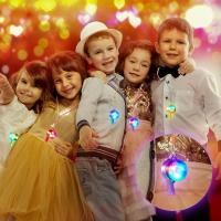 10/30pcs Silbato LED Con Luz Que Brilla En La Oscuridad Y Correa Collar De Juguete Para Fiestas Suministros De Brillo - details 8