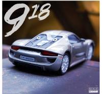 Coche De Juguete Porsche 918 Sport De 1:36 En Metal Modelo De Colección Alta Similitud Regalo Para Niños Vehículo De Juguete A37 - details 3