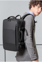 BANGE Mochila De Viaje Para Hombre Mochila Negocios Expansible Con USB Gran Capacidad Para Portátil De 17.3 Pulgadas Impermeable Moda Con USB Para Escuela - details 15