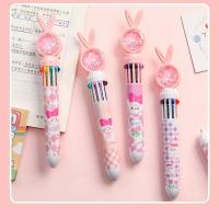 4pcs Rotulador De Punto De Sello 0.5mm De Colores Kawaii Para Niñas Con Orejas De Conejo Rosa Estudiantes Suministros Escolares Y De Oficina Coreanas De Estación De Trabajo - details 5