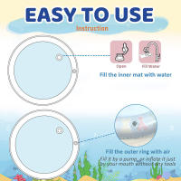 Alfombra De Agua Para Mascotas De Verano Alivio Del Calor Inflable Sensory Matriz De Juguete De Nylon Para Perros - details 3
