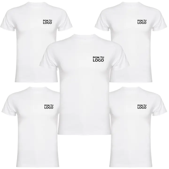Camisetas Personalizadas Roly para Hombre - Pack 5 Mangas Cortas - 1