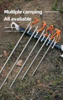 Tiartisan 6Pcs Clavos De Tenda De Aleación De Titanio Para Camping Al Aire Libre Resistentes Y Antidesviación Para Suelos Duros - details 3