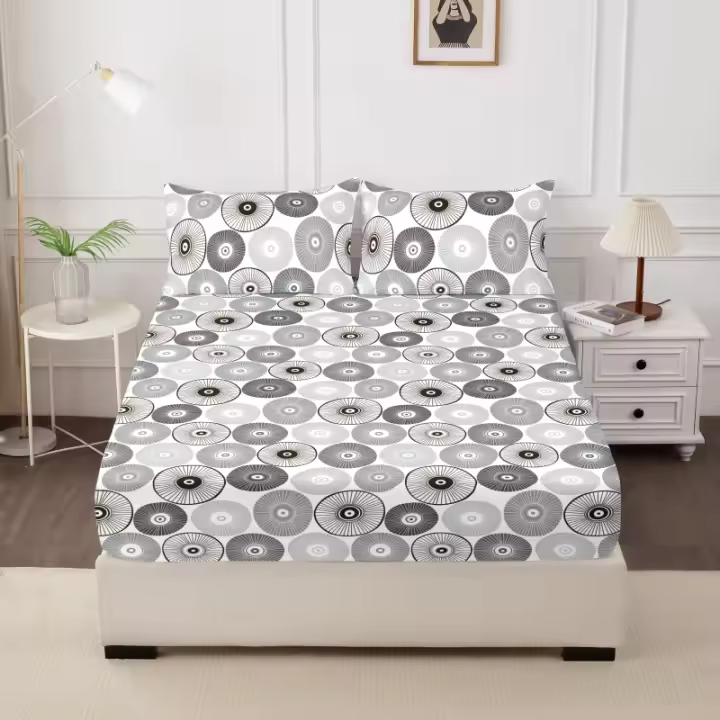 Sábana Ajustable Kuup De Alta Calidad 90/160/150x200cm Con Banda Elástica Para Cama Tamaño Reina Y Rey (Sin Fundas Para Cojines) - 1