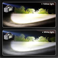 Linterna De Buzón Doble Cabeza LED Recargable USB 10000mAh Alta Potencia Para Pesca Camping Patrol Emergencia Trabajo - details 15
