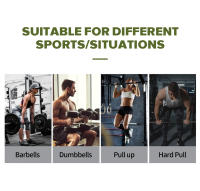 Pulseras De Muñeca Para Levantamiento De Pesas Padded Neopreno Con Algodón Para Bodybuilding Powerlifting Entrenamiento De Fuerza Y Deadlifts - details 13