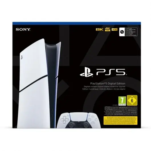 Consola Playstation 5 Slim digital 1TB, Resolución 4K - 1