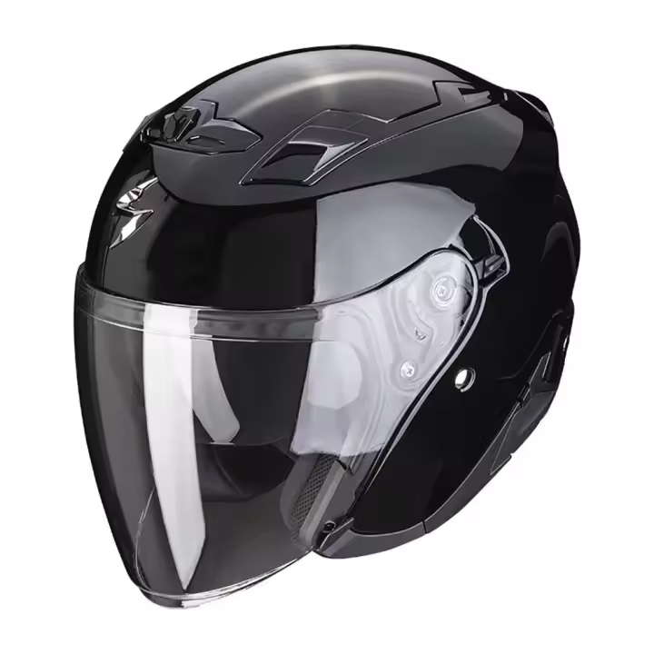 Scorpion Casco Jet Exo-230 Solid Negro Adulto - 1