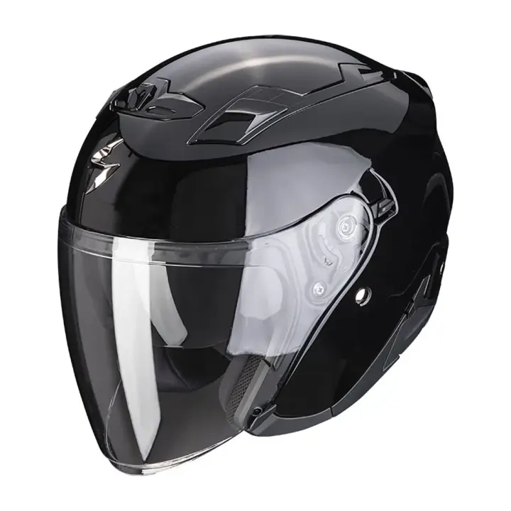 Scorpion Casco Jet Exo-230 Solid Negro Adulto - 1